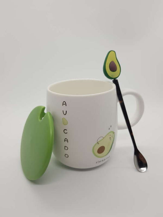 Taza cerámica aguacate