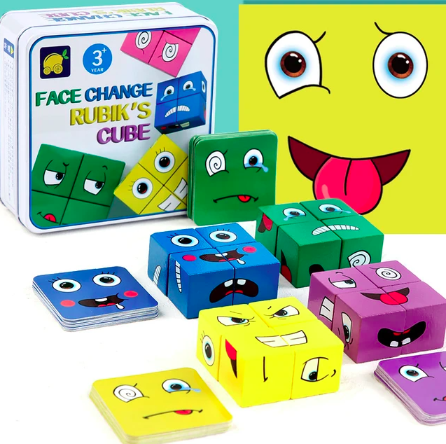 juego de cubo magico face change